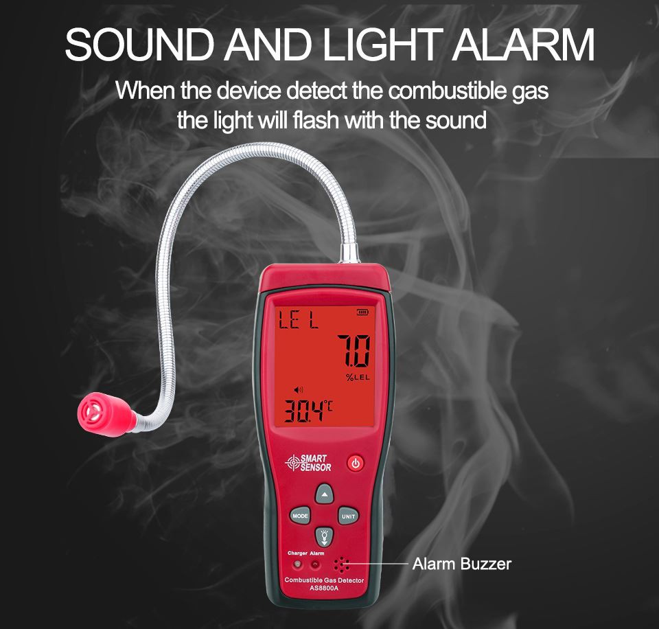 5. Gas detector alarm