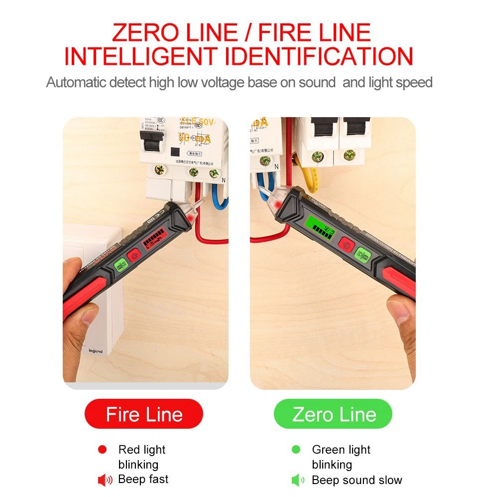 2. Voltage tester pencil with LCD Display