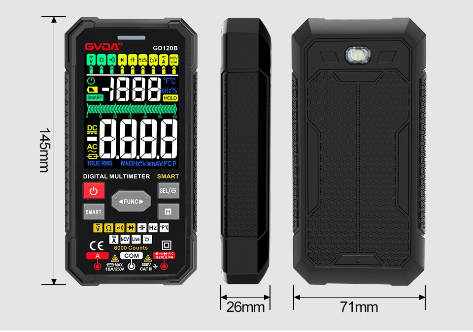digital multimeter true rms