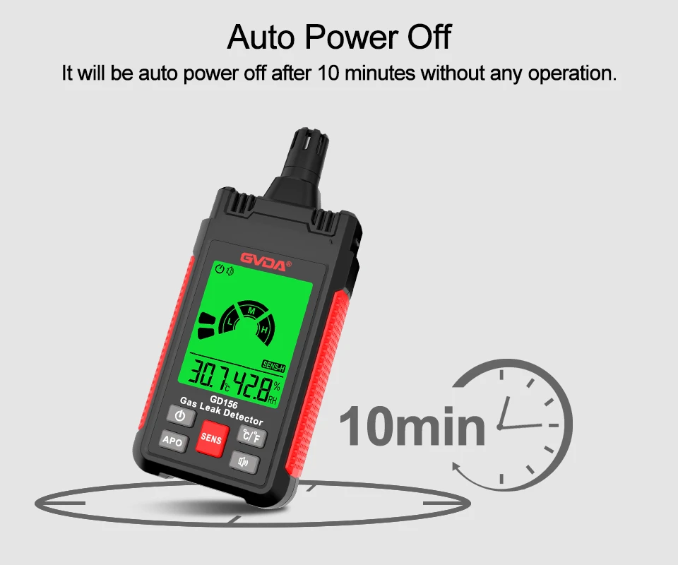 7. Natural gas leak detector 7. Natural gas leak detector