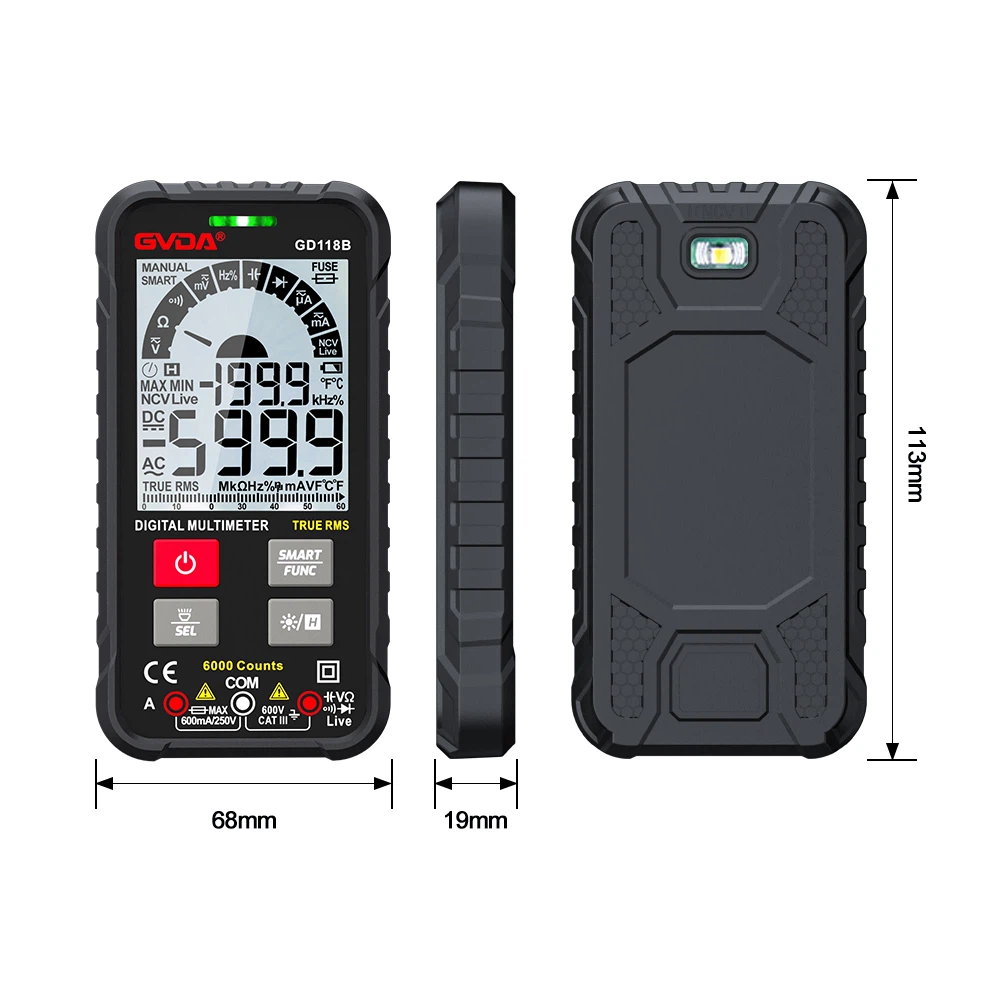 4 digital multimter size 4 digital multimter size