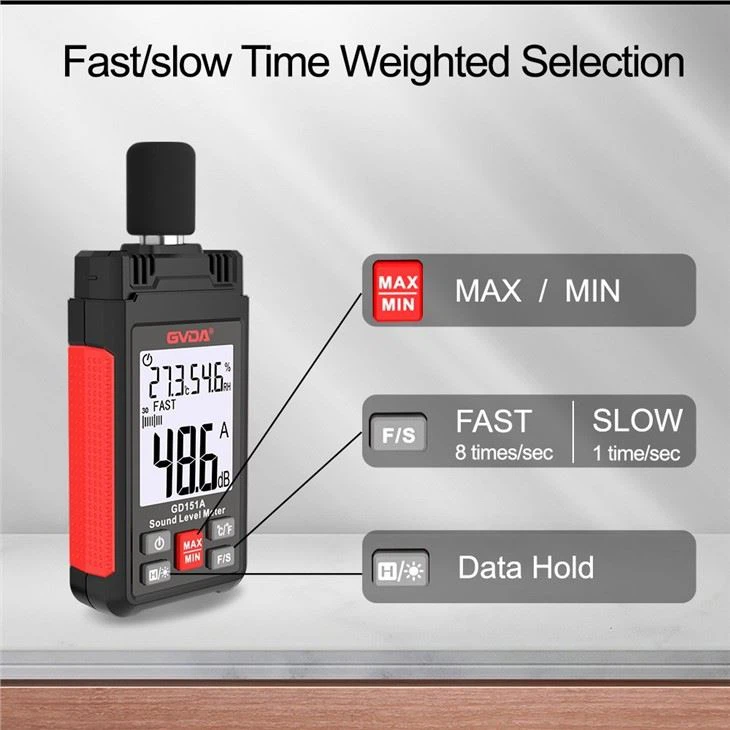 Digital Sound Level Meter Measuring Range 30 To 130dB