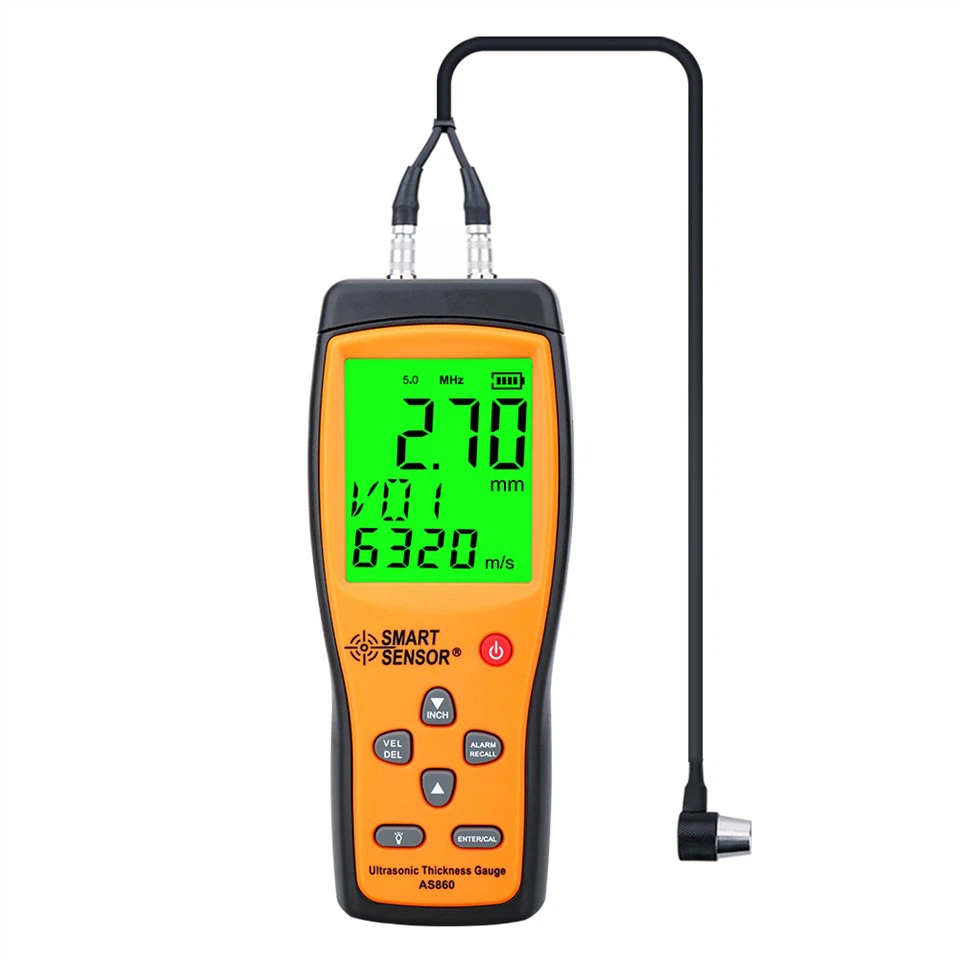 Handheld 0.01mm Digital Ultrasonic Thickness Gauge with a-Scan Snapshot