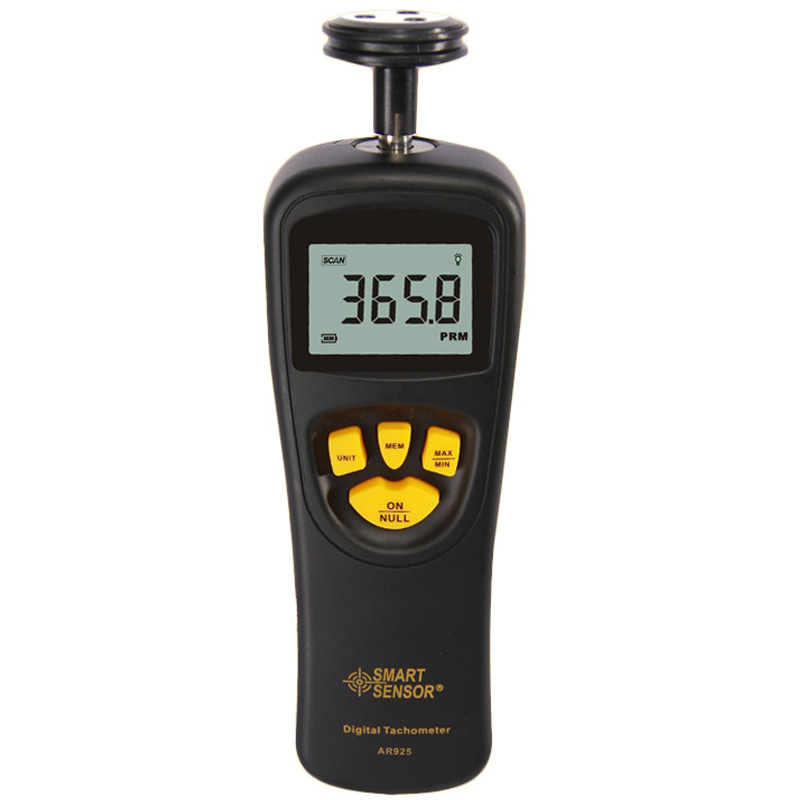 Introduction of Digital Tachometer Rotational Speed Meter Contact Motor RPM M...
