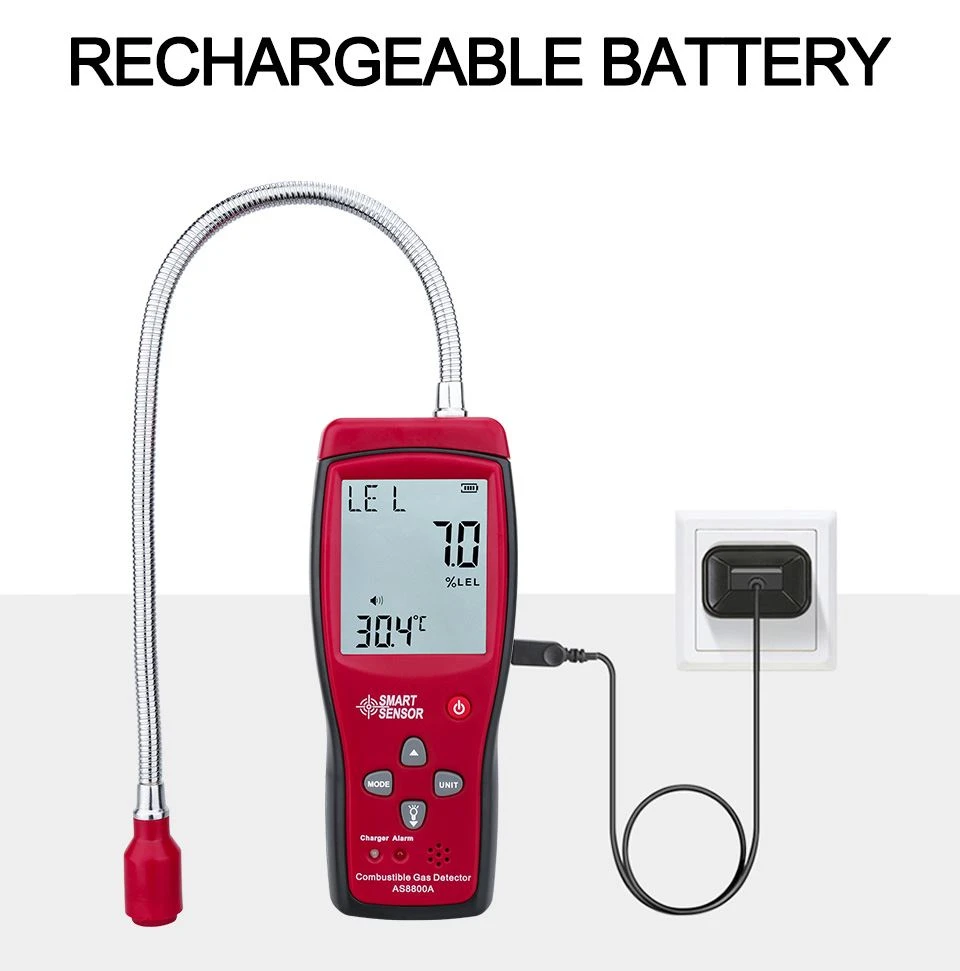 New Arrive Of Combustible Gas Detector Built-in Lithium Battery
