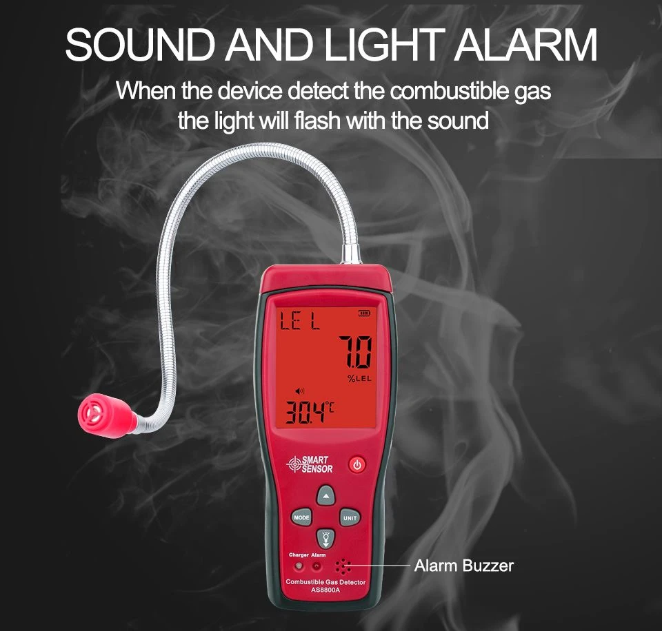 Specificaiton Of Combustible Gas Leak Tester AS8800A