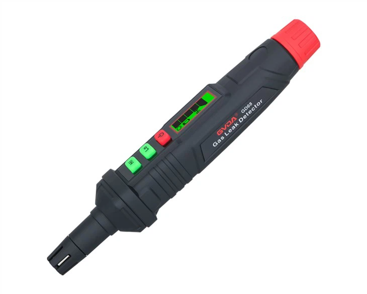 Combustible Gas Leak Detector with Built-in Sensor, Adjustable Sound Light Alarm Tester, ...