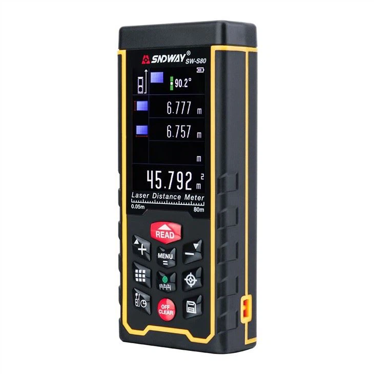 Rechargeable Camera Laser Distance Meter 80m