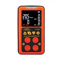 CE Approval Portablel Single Portable Gas Detector for H2s, Co, O2, Nh3, CO2, No2, Hcn, ...