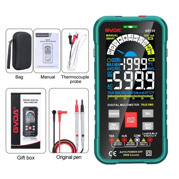 5. Auto range digital multimeter