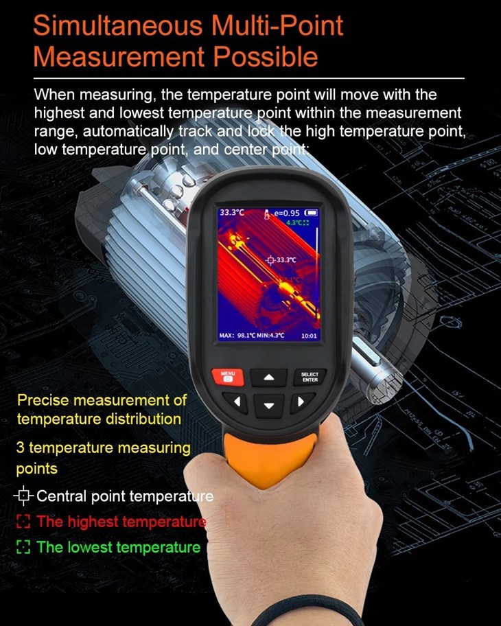 120x90 Pixel Infrared Thermal Imaging Camera