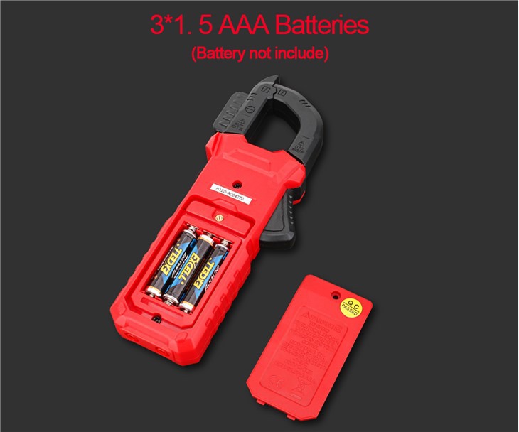 Auto Ranging 600A AC/DC TRMS Clamp Meter
