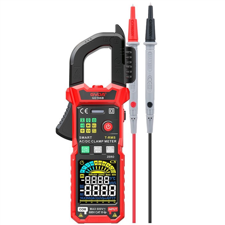 Auto Ranging 600A AC/DC TRMS Clamp Meter