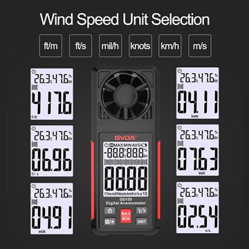 What are the common anemometer sensors