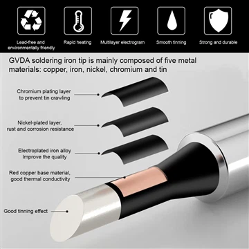 Elbow Soldering Iron Tip Temperature Setting