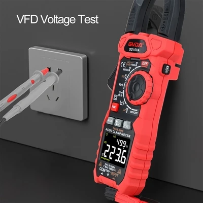Instructions For Measuring AC Current Using A Clamp Ammeter
