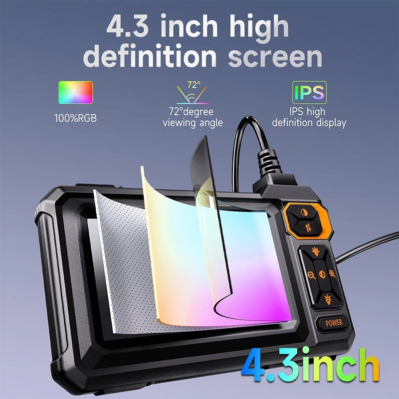4.3inch Industrial Endoscope Inspection Camera