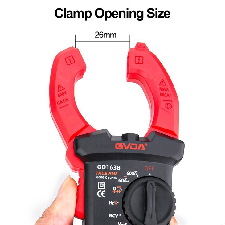 Digital Mini AC DC Clamp Meter