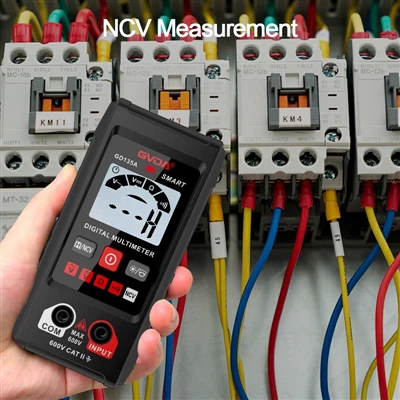 What does a multimeter do when a line has a ground or short-circuit?