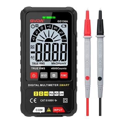 Measurement of a 400 microfarad capacitor with a pointer type multimeter