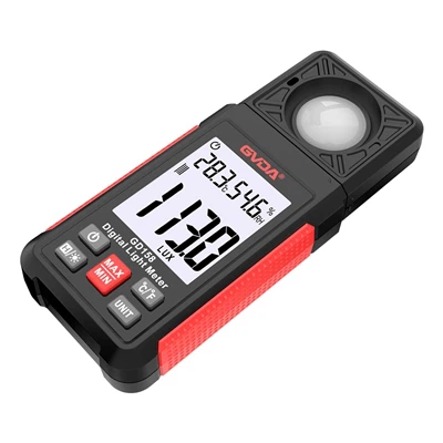 Brightness measured by the illuminance meter and illuminance units converted