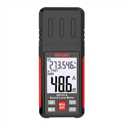 Cautions for use of the sound level meter