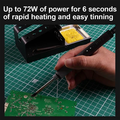 How to deal with the burnt soldering iron tip
