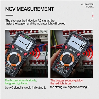 Method for measuring a resistor with a multimeter