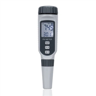 How to replace the battery of a pen-type pH meter: