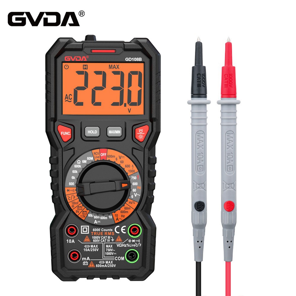 1 Digital Multimter with Temperature meter