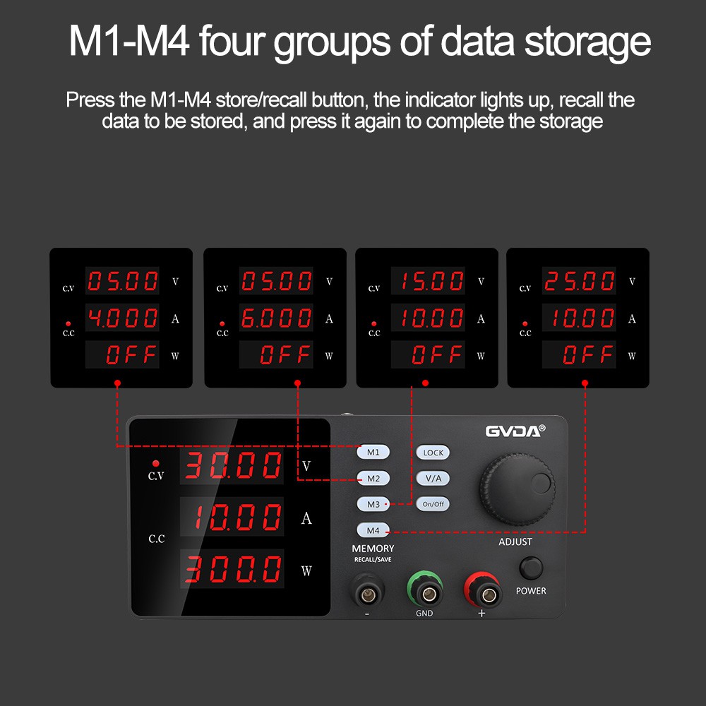 DC Regulated Lab Power Supply