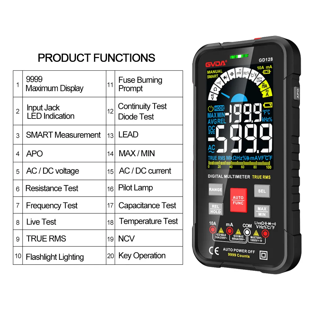2 Ture RMS Multimeter 2 Ture RMS Multimeter