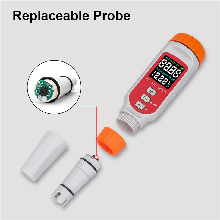 Rechargeable 3 in 1 Conductivity TDS Temperature Meter suppliers