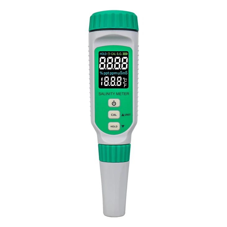 Rechargeable Color LCD Digital Salinity Meter