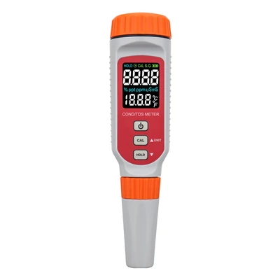 Rechargeable 3 in 1 Conductivity TDS Temperature Meter